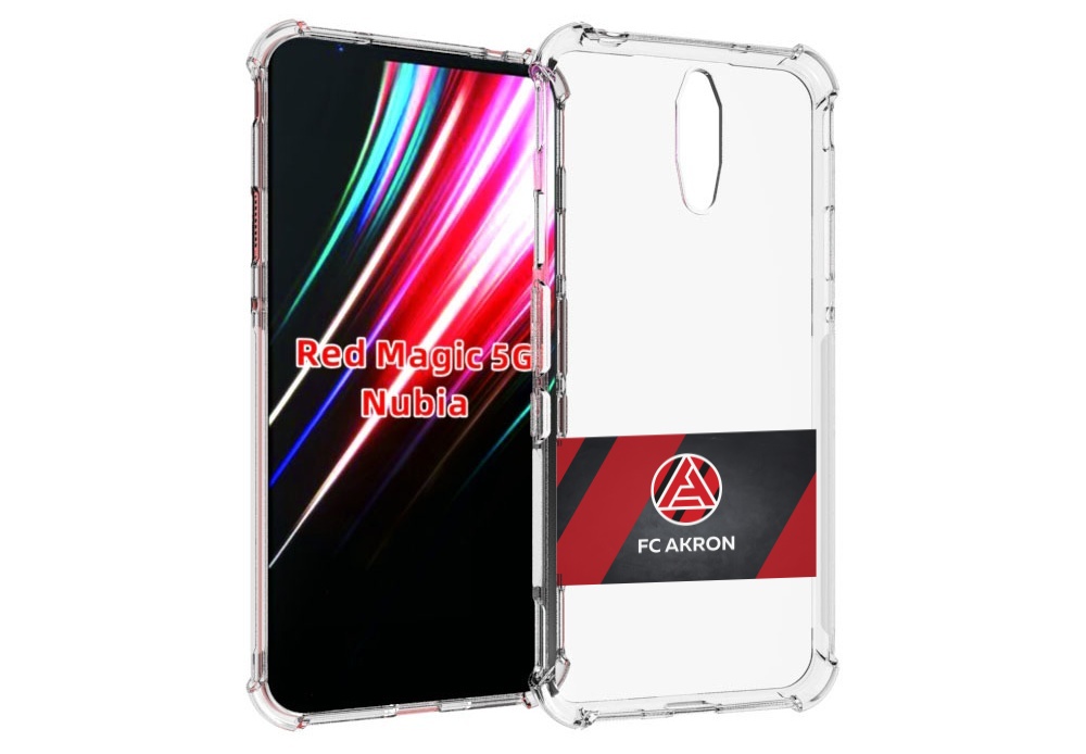 

Чехол MyPads фк акрон тольятти мужской для ZTE Nubia Red Magic 1 5G, Прозрачный, Tocco