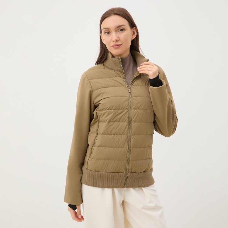 

Пуховик женский Maison David MLY23-0606-2WF хаки M, MLY23-0606-2WF