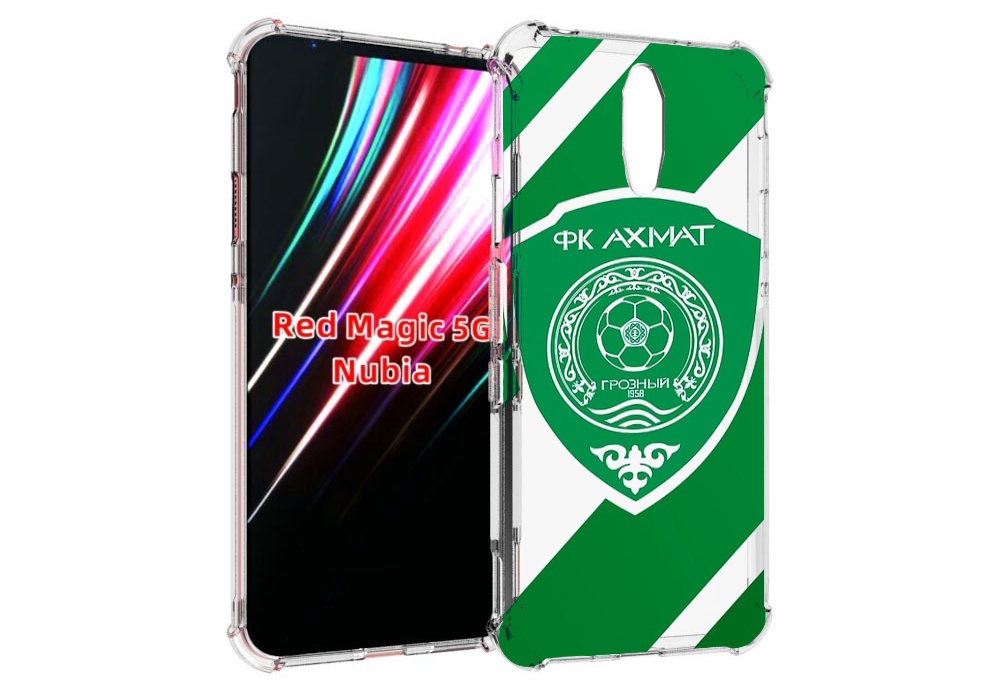 

Чехол MyPads фк ахмат грозныи мужской для ZTE Nubia Red Magic 1 5G, Прозрачный, Tocco