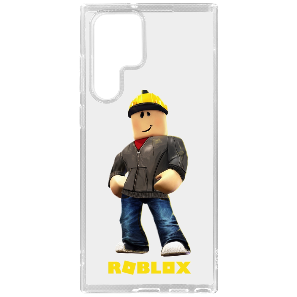 

Чехол-накладка Roblox-Строитель для Samsung Galaxy S22 Ultra, Прозрачный