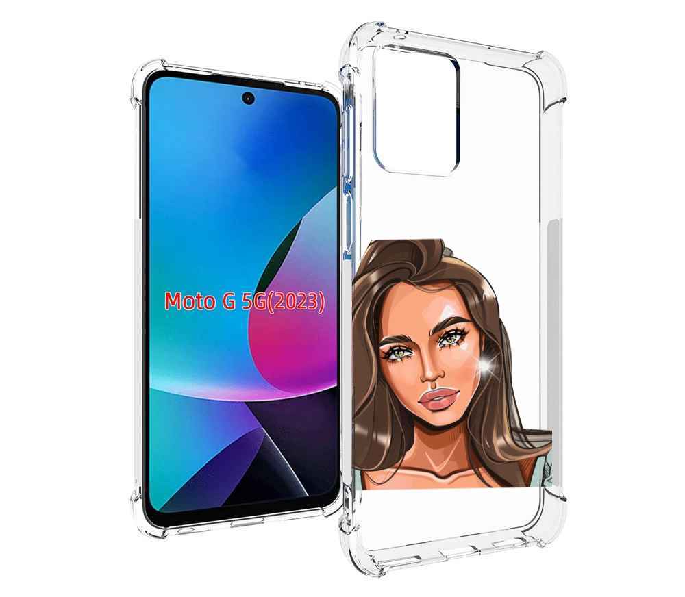 

Чехол MyPads Девушка-с-зелеными-глазами для MOTO G 5G 2023, Tocco