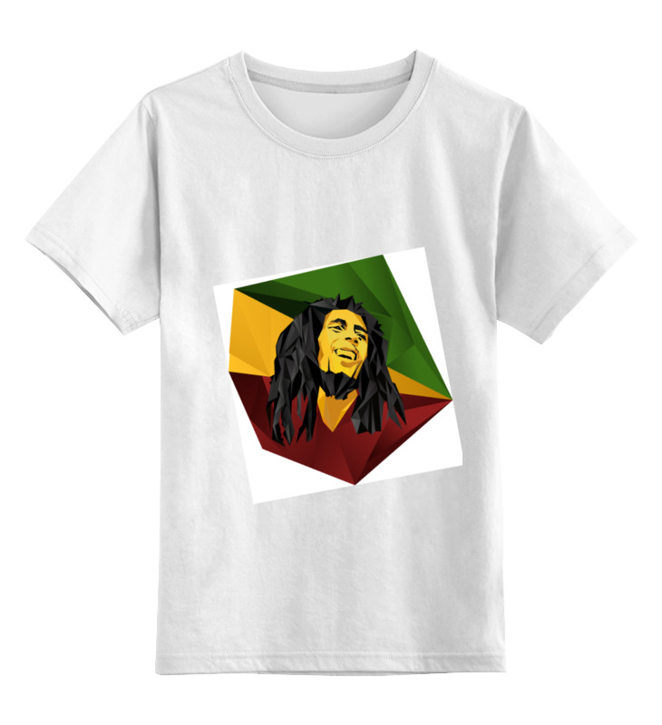 

Футболка детская Printio Bob marley цв. белый р. 104, Bob marley