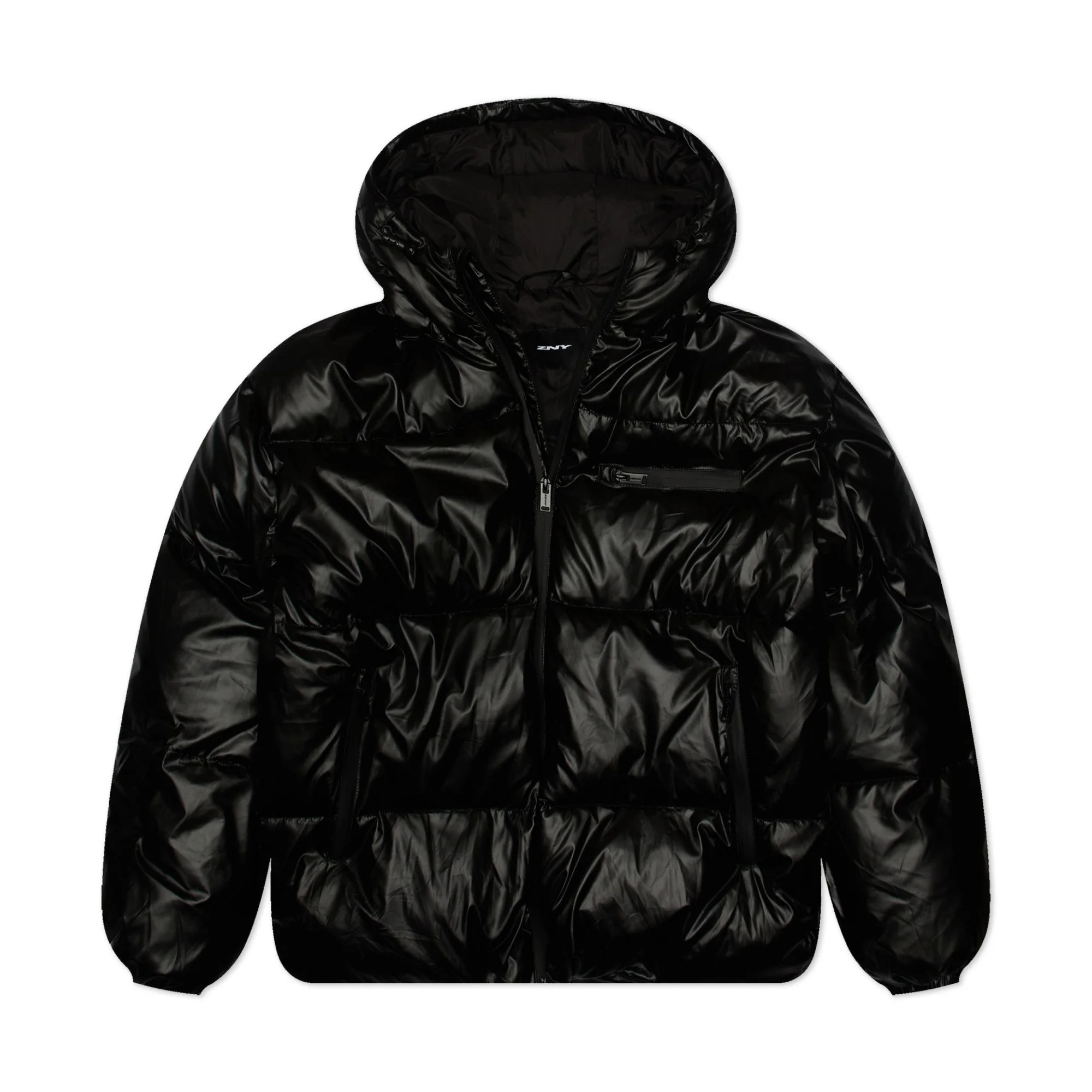 Пуховик унисекс ZNY Hooded черный S