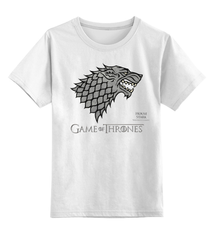 

Футболка детская Printio Game of thrones цв. белый р. 104, Game of thrones
