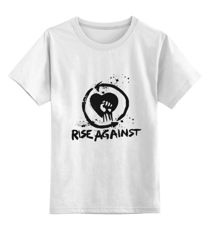 

Футболка детская Printio Rise against цв. белый р. 104, Rise against