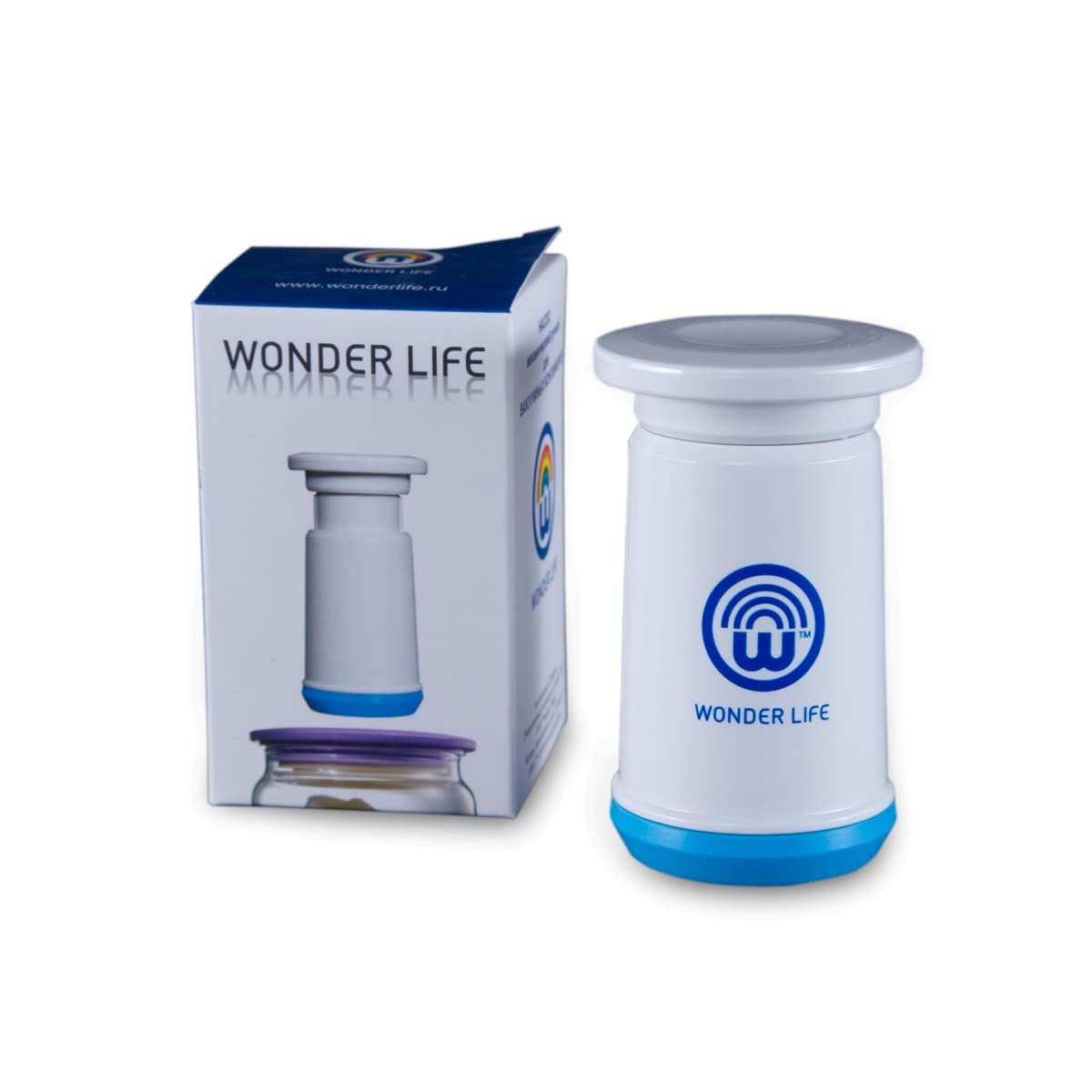 Вакуумный упаковщик Wonder Life WL-PMP Blue насос для вакуумных пакетов 24х3 5 см y6 7733