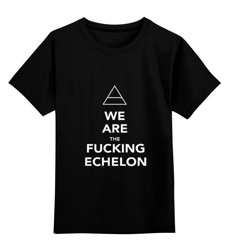 

Футболка детская Printio Echelon 30stm цв. черный р. 104, Echelon 30stm