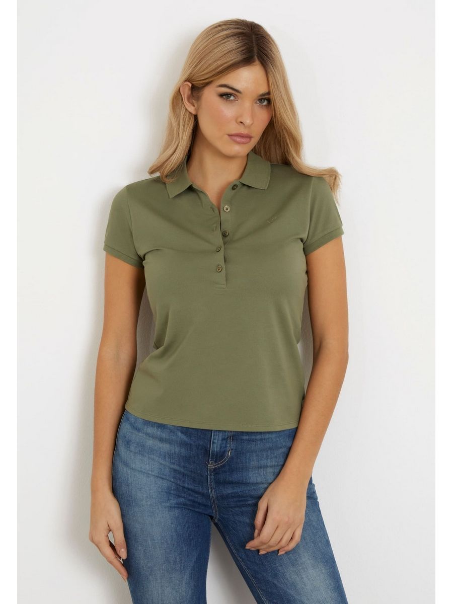 

Футболка женская Guess GU121D1U5 зеленая S, Зеленый, GU121D1U5