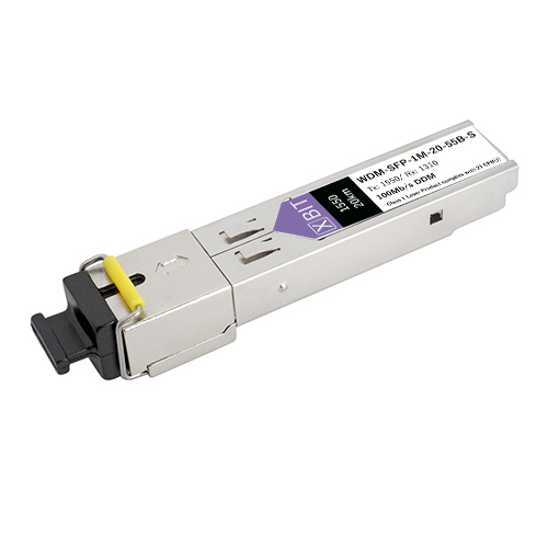 

Модуль XBIT SFP-WDM-1M-20-55B-S (S1MW2055-31S), Серебристый, SFP-WDM-1M-20-55B-S