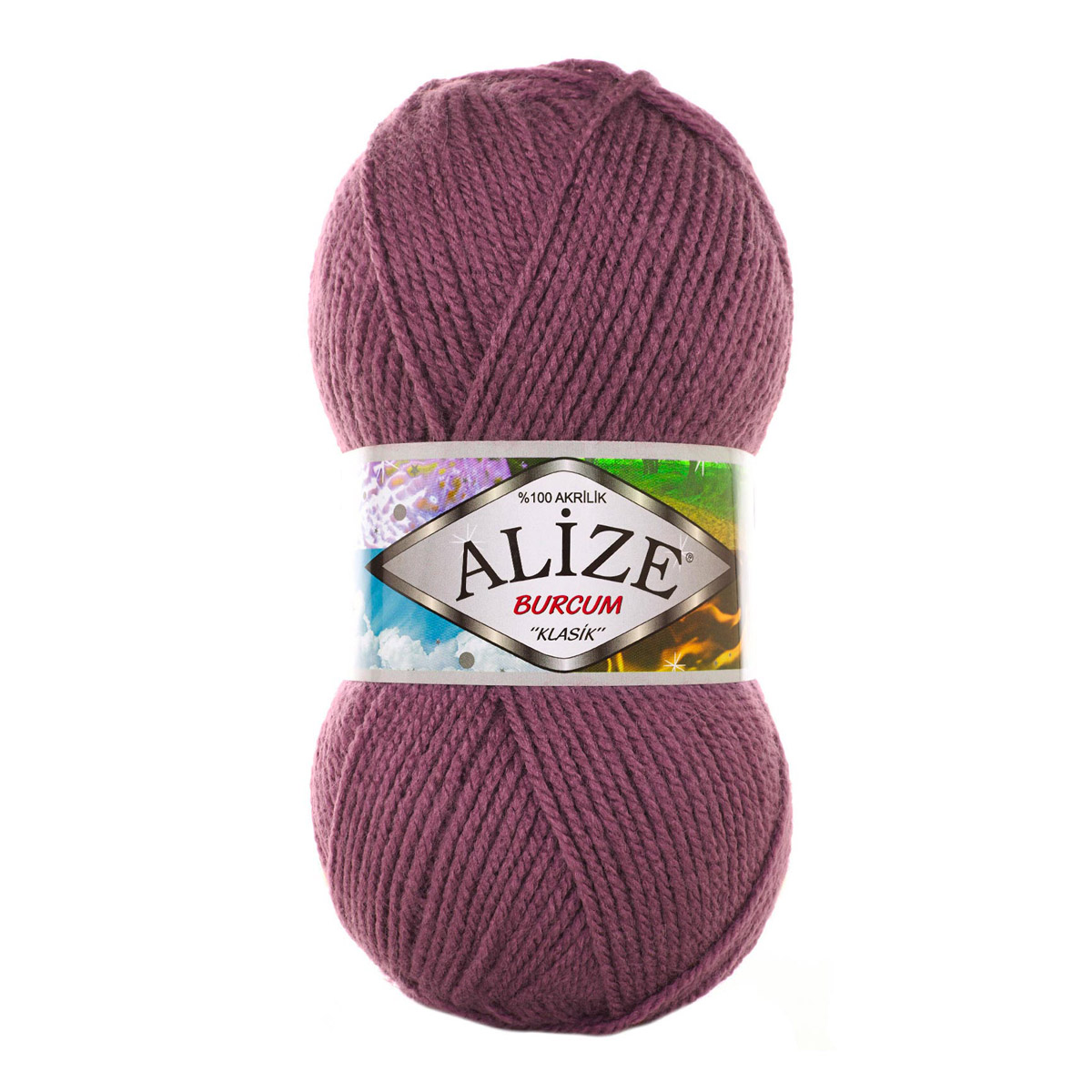 

Пряжа ALIZE Burcum Klasik 100г, 210м (100% Aкрил) (440 тёмная роза), 5 мотков, Фиолетовый, BURCUM BEBE BATIK