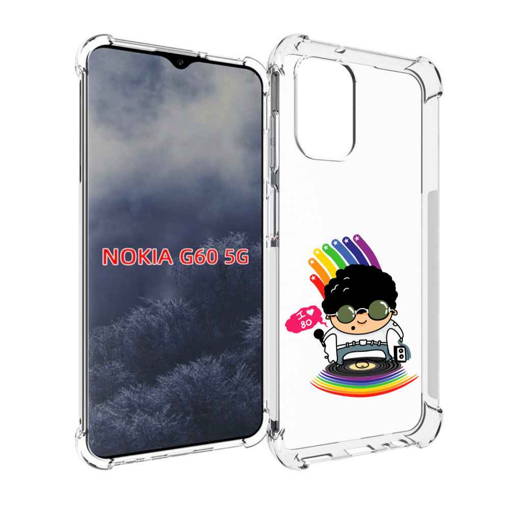 

Чехол MyPads Я люблю 80-е для Nokia G60 5G, Прозрачный, Tocco