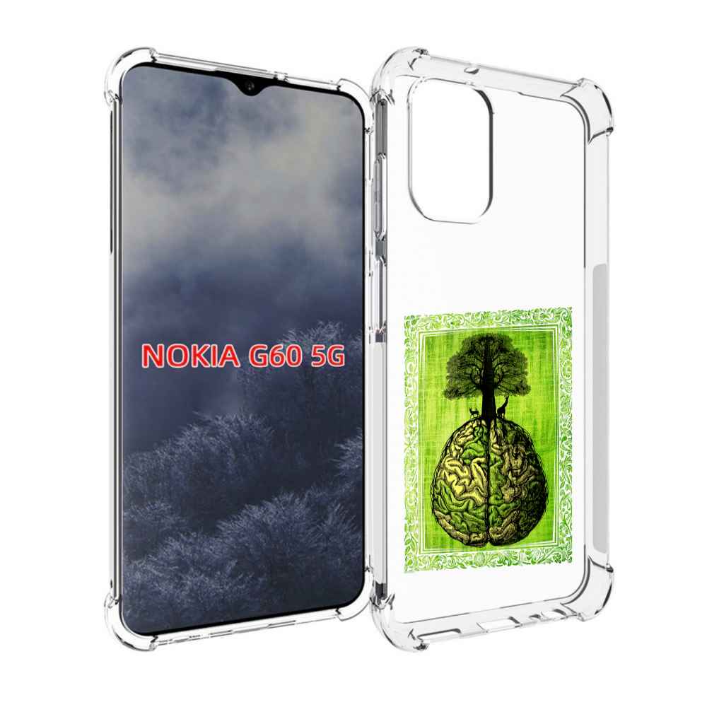 

Чехол MyPads абстракция здоровый мозг для Nokia G60 5G, Прозрачный, Tocco
