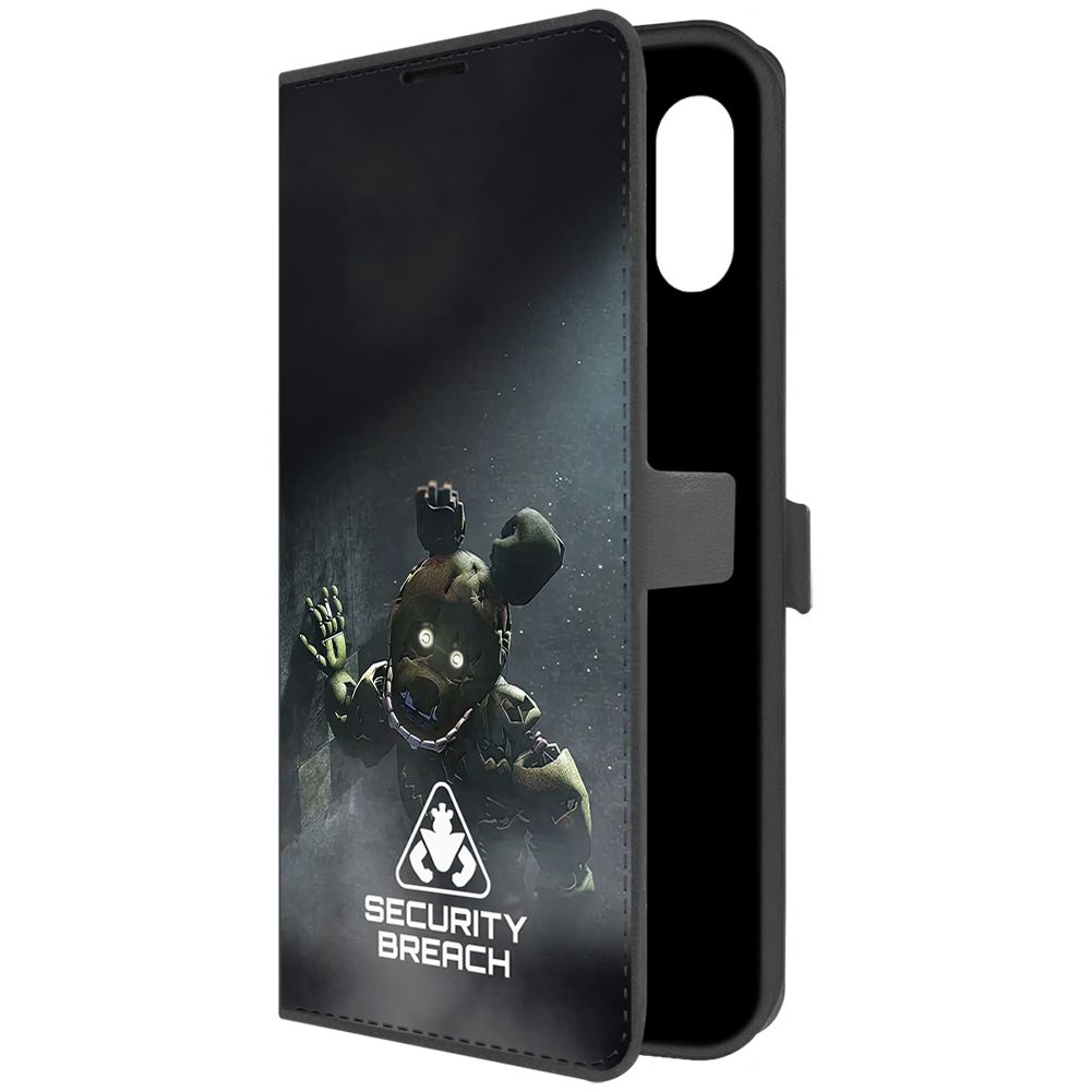 

Чехол-книжка Krutoff Eco Book для Samsung Galaxy A02 (A022) ФНАФ - Нарушение безопасности, Черный