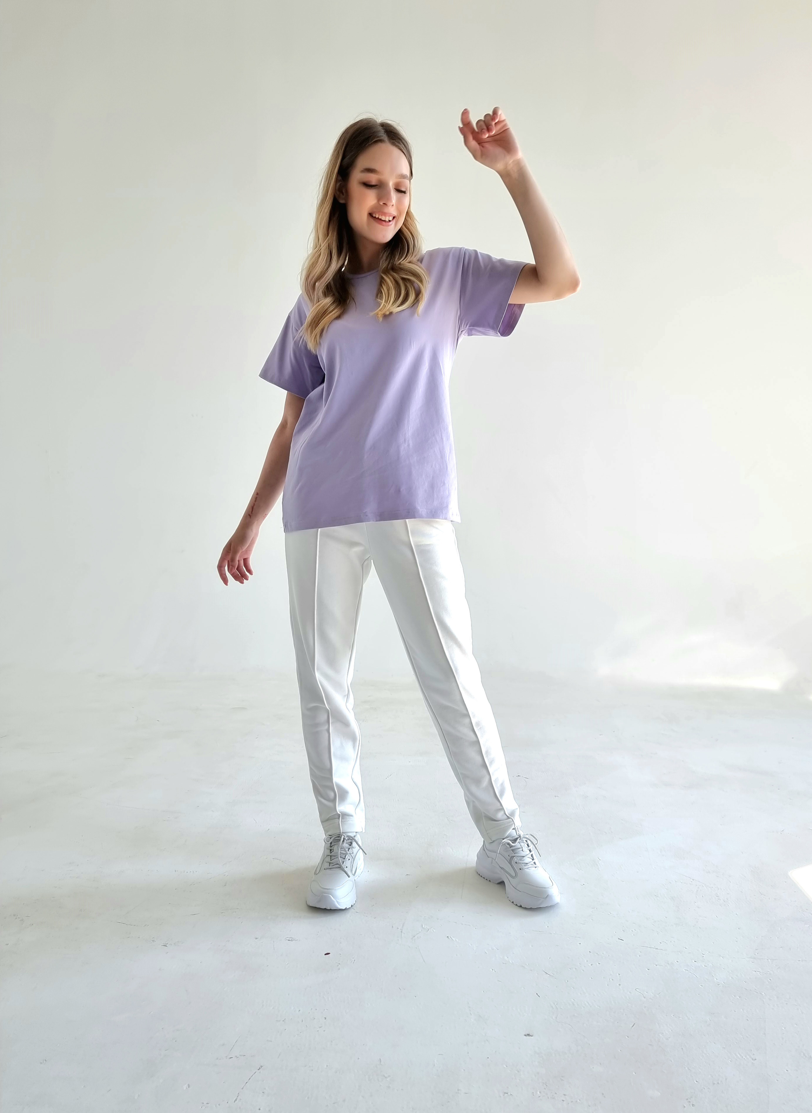 

Футболка женская TheCotton FSPR001 фиолетовая 46 RU, Фиолетовый, FSPR001