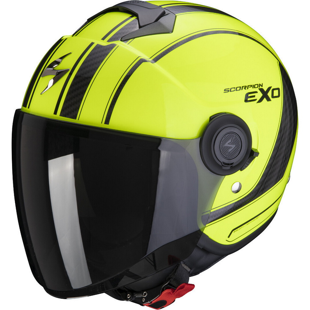 

SCORPION EXO Мотошлем CITY SCOOT, цвет Желтый Неон/Карбон, Размер, Серебристый, CITY SCOOT