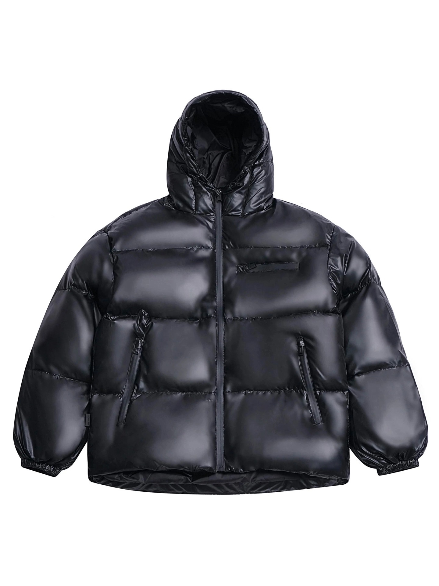 Пуховик унисекс ZNY Hooded черный XL