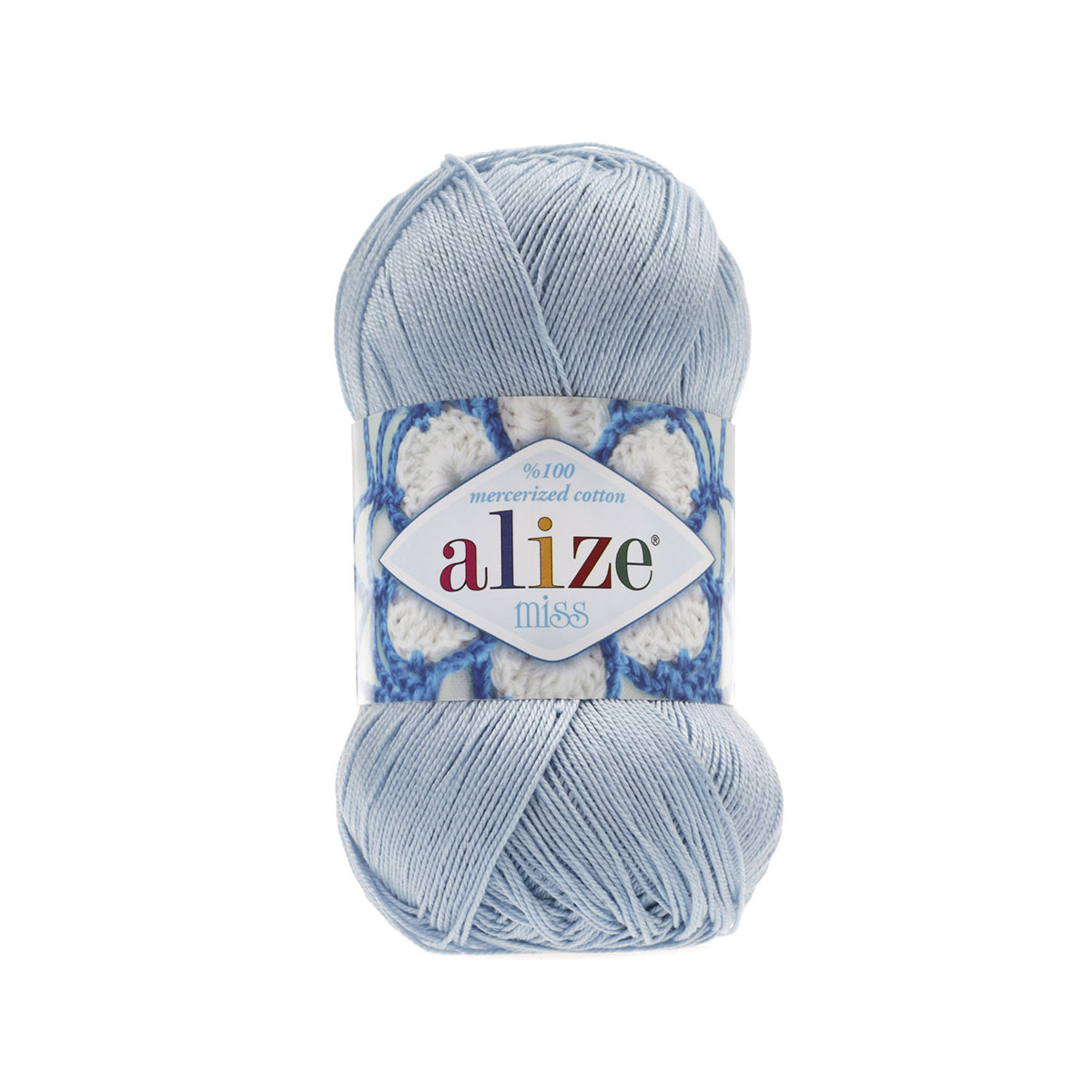 

Пряжа Alize 7732316_00031 Miss 480 светло-голубой, Miss
