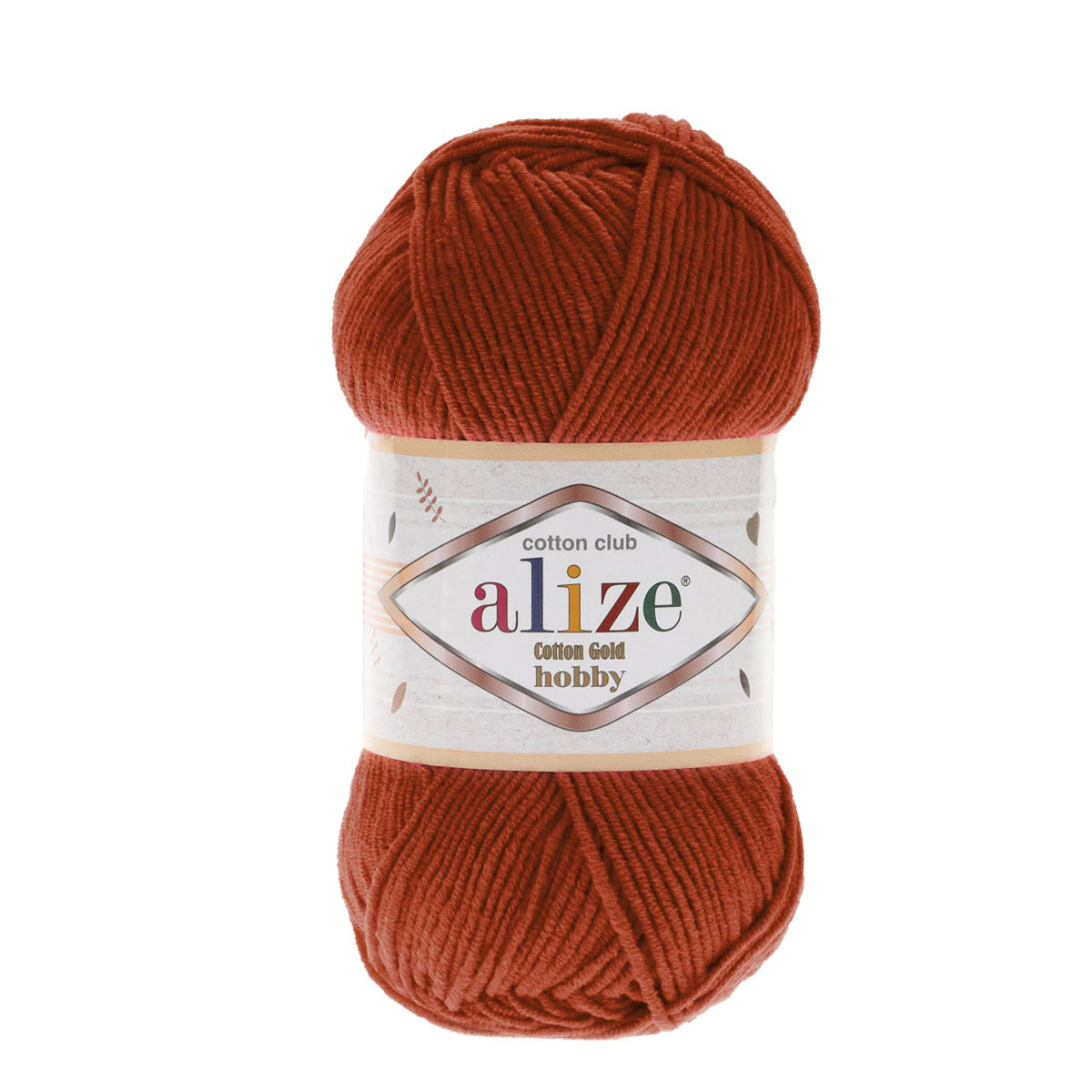 

Пряжа Alize 7725809_00043 Cotton Gold Hobby 36 терракот, Cotton Gold Hobby