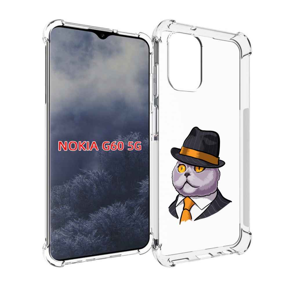 

Чехол MyPads британец для Nokia G60 5G, Прозрачный, Tocco