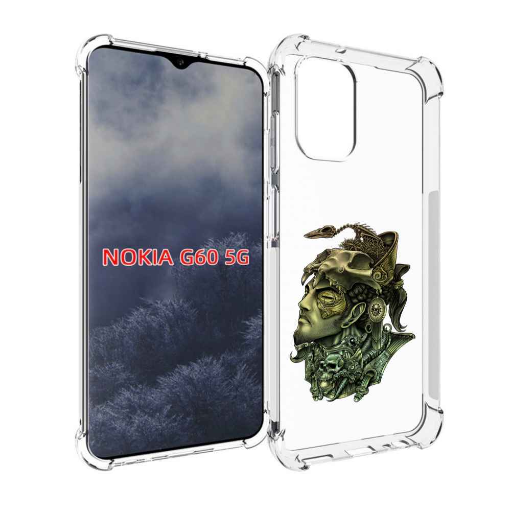 

Чехол MyPads бронзовый воин для Nokia G60 5G, Прозрачный, Tocco