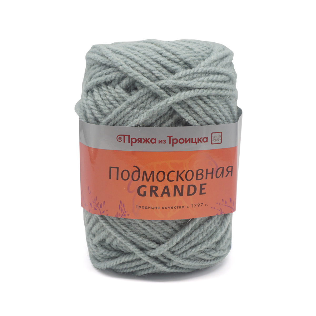 

Пряжа из Троицка 'Подмосковная Grande' 100г, 130м (0449 полынь), 5 мотков, Подмосковная Grande