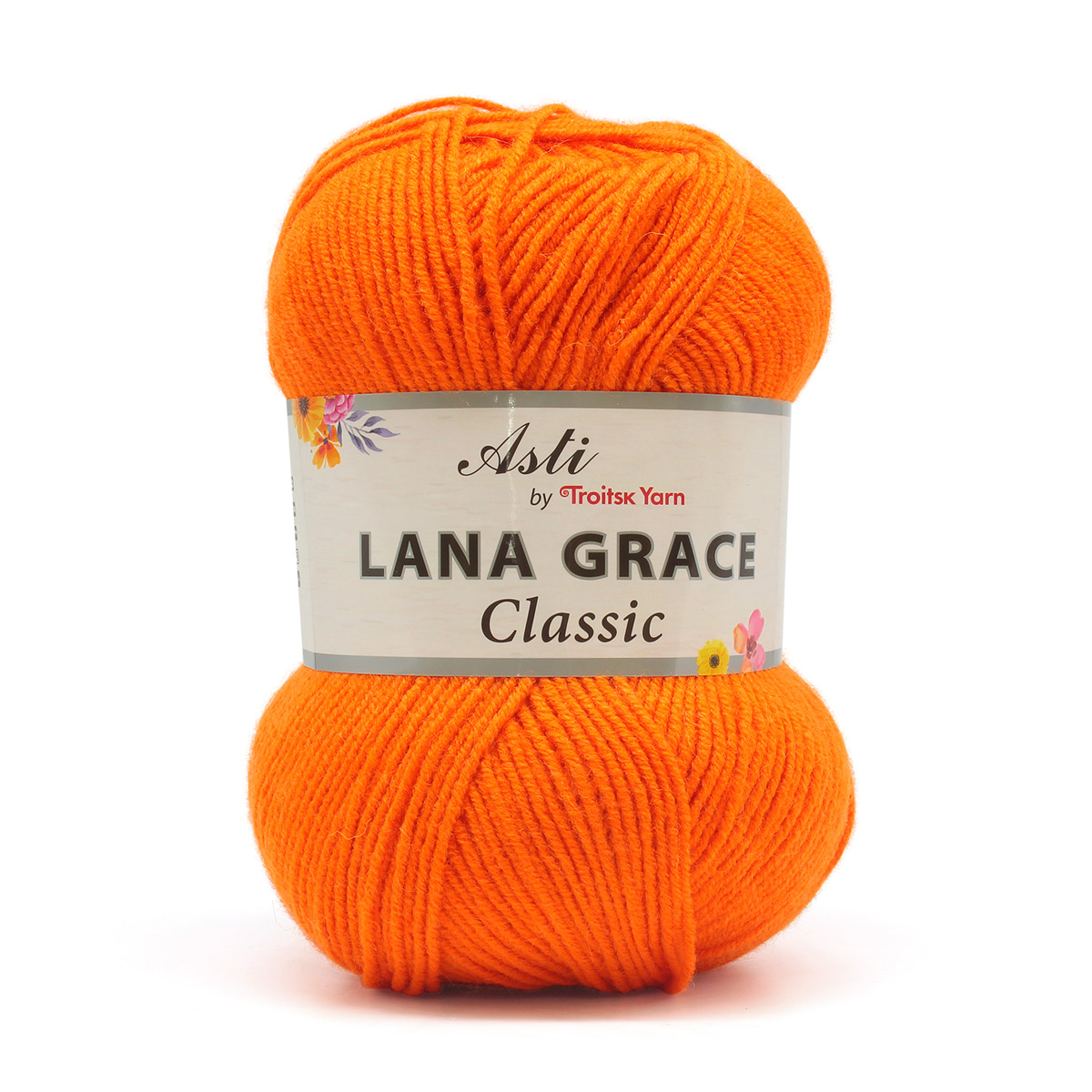 

Пряжа Пряжа из Троицка 553342_00032 Lana Grace Classic 2410 апельсин, Lana Grace Classic