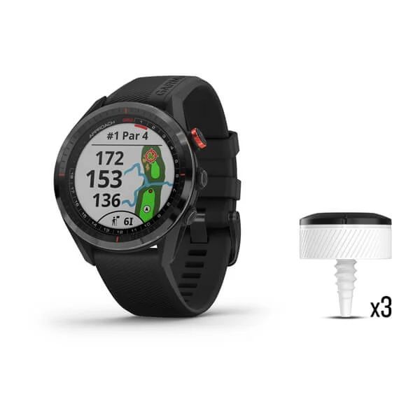 

Часы для гольфа Garmin Approach S62 с датчиками CT10 в комплекте, Approach S62 Bundle