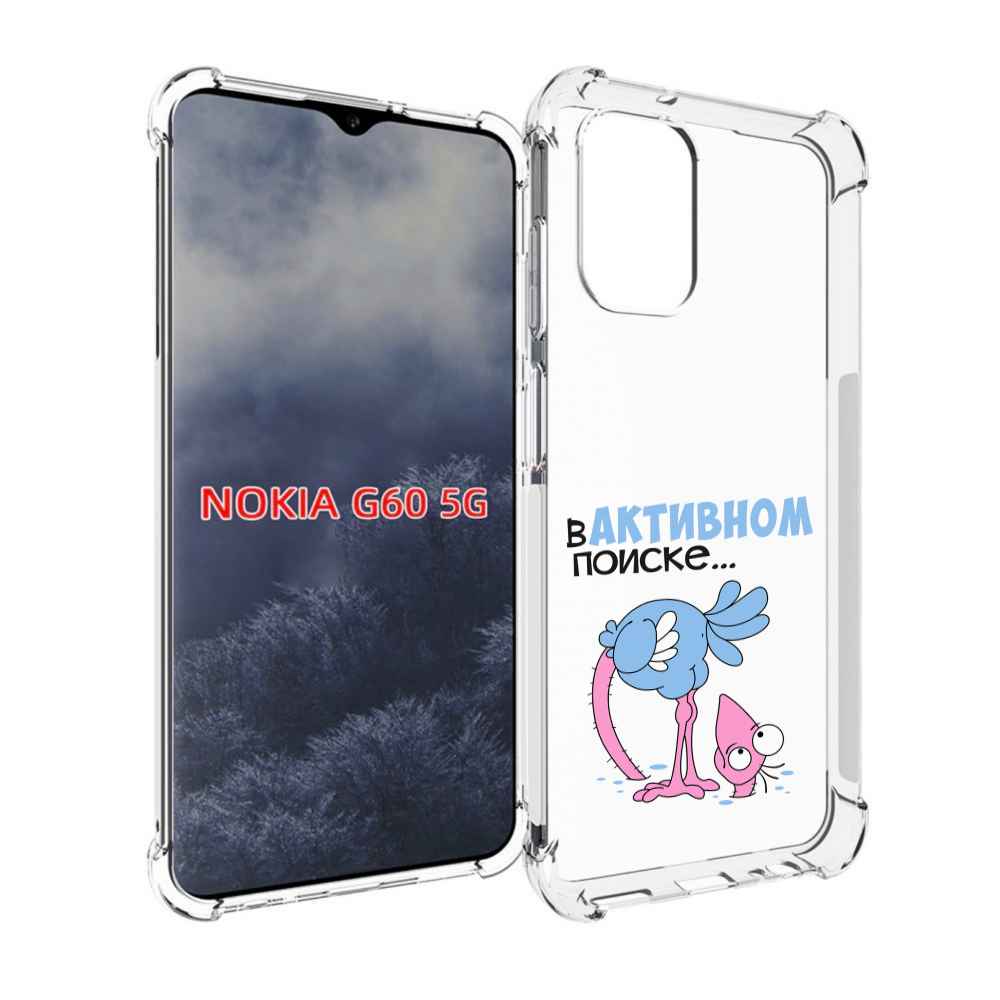 

Чехол MyPads в активном поиске для Nokia G60 5G, Прозрачный, Tocco