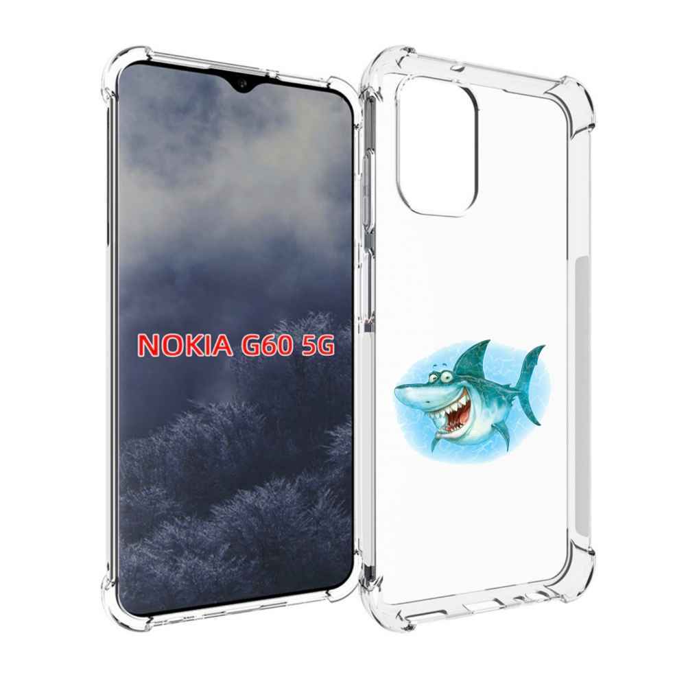 

Чехол MyPads веселая акула для Nokia G60 5G, Прозрачный, Tocco