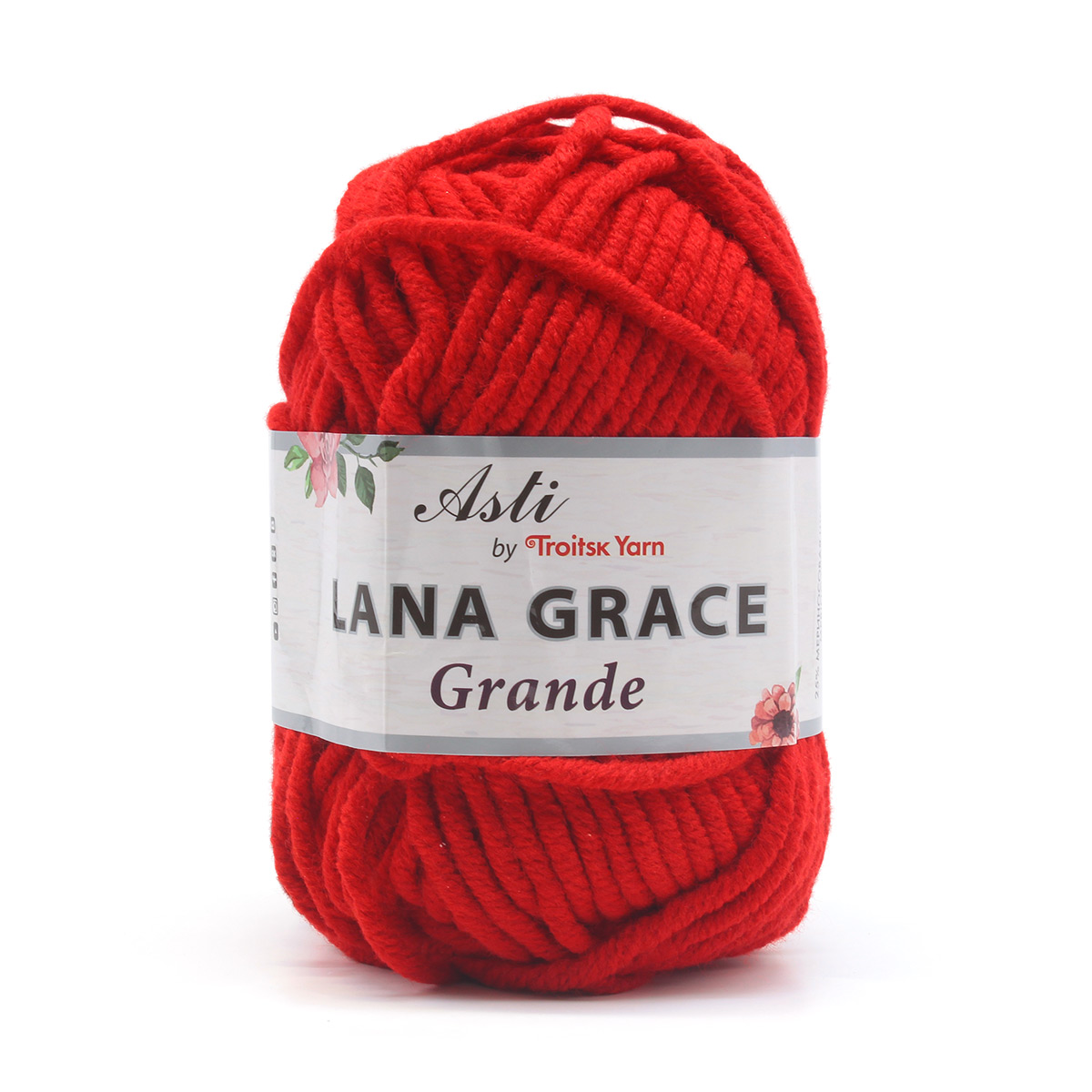 

Пряжа Пряжа из Троицка 503507_00015 Lana Grace Grande 0042 красный, Lana Grace Grande