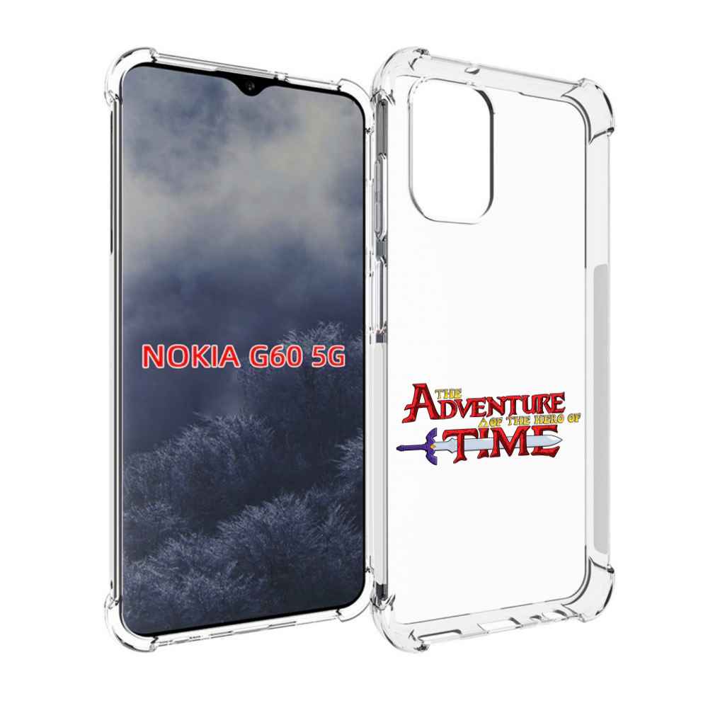 

Чехол MyPads время приключений логотип для Nokia G60 5G, Прозрачный, Tocco