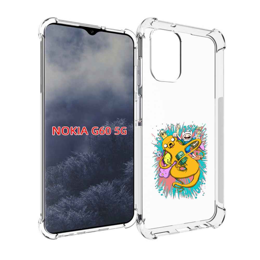 

Чехол MyPads время приключений рисунок для Nokia G60 5G, Прозрачный, Tocco