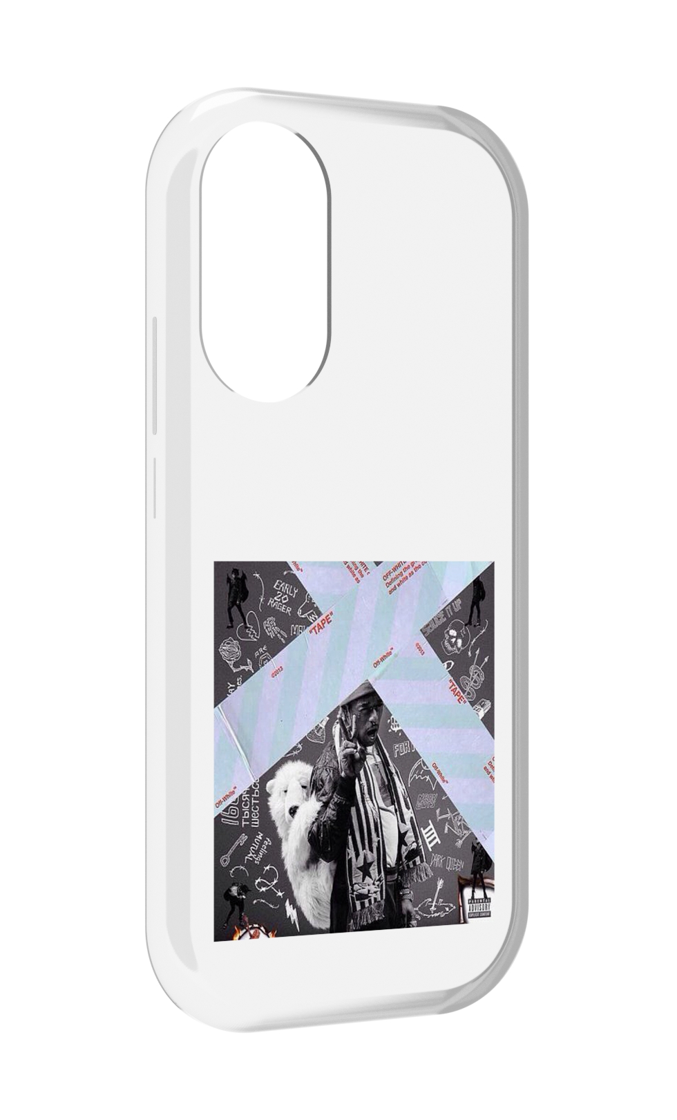 

Чехол MyPads Lil Uzi Vert - Luv Is Rage 2 для Honor X7, Прозрачный, Tocco
