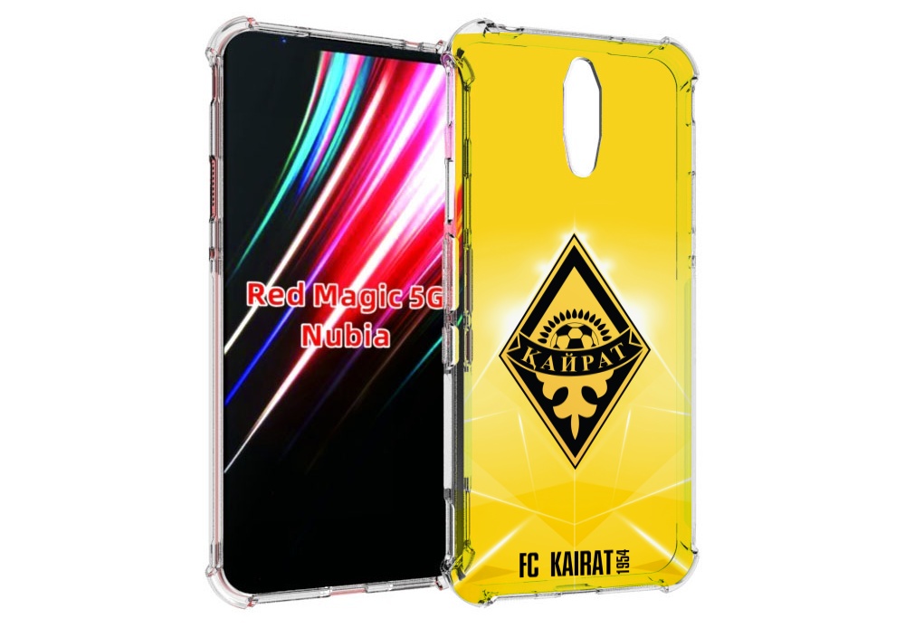 

Чехол MyPads фк каират алматы для ZTE Nubia Red Magic 1 5G, Прозрачный, Tocco