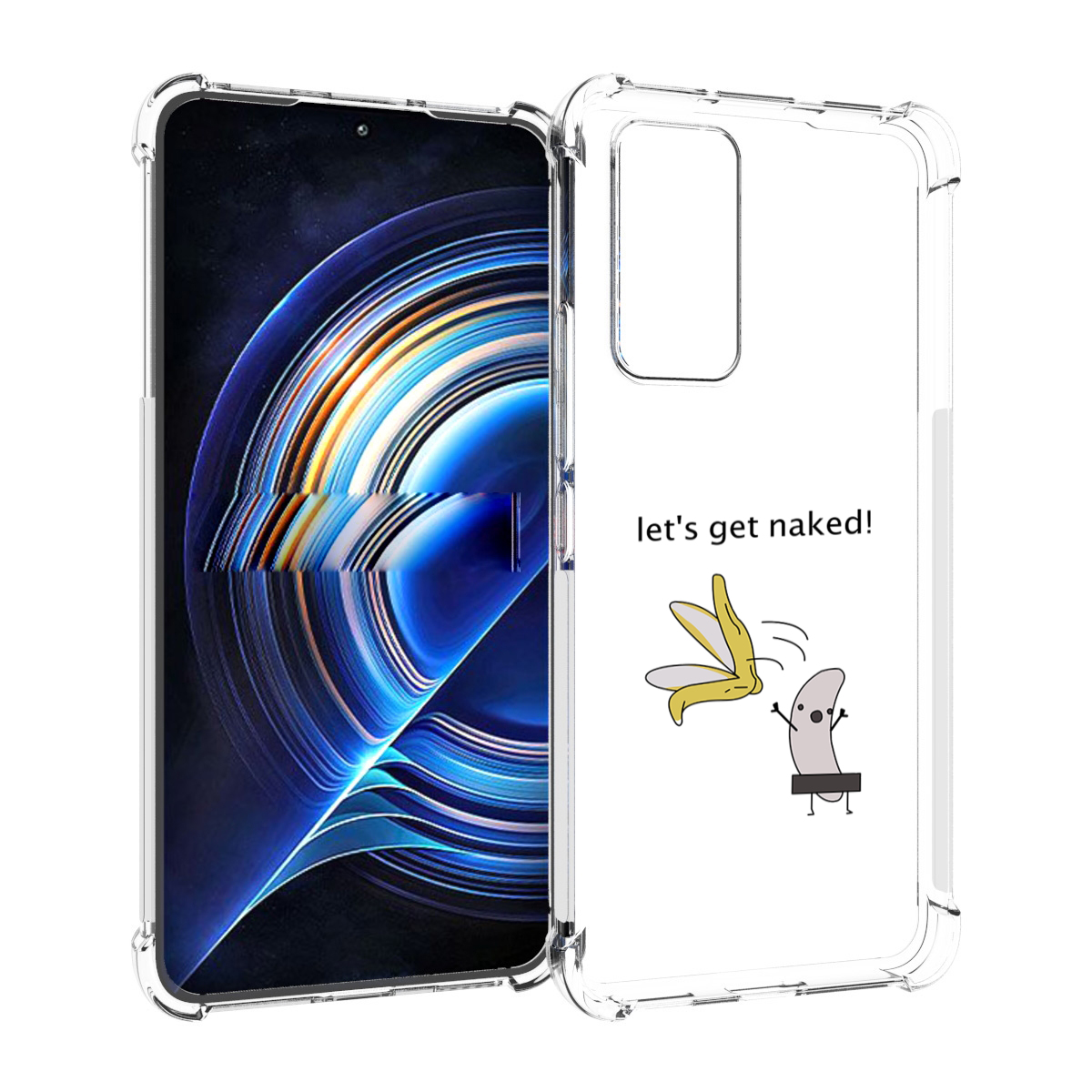 

Чехол MyPads голый-банан для Tecno Camon 19 Neo, Прозрачный, Tocco
