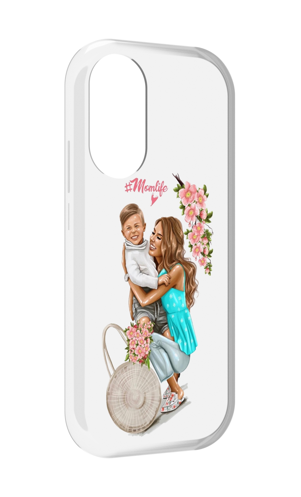 

Чехол MyPads Momlife для Honor X7, Прозрачный, Tocco