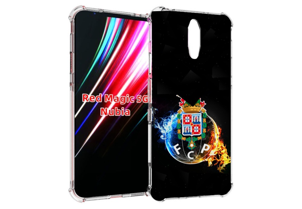 

Чехол MyPads фк порту для ZTE Nubia Red Magic 1 5G, Прозрачный, Tocco