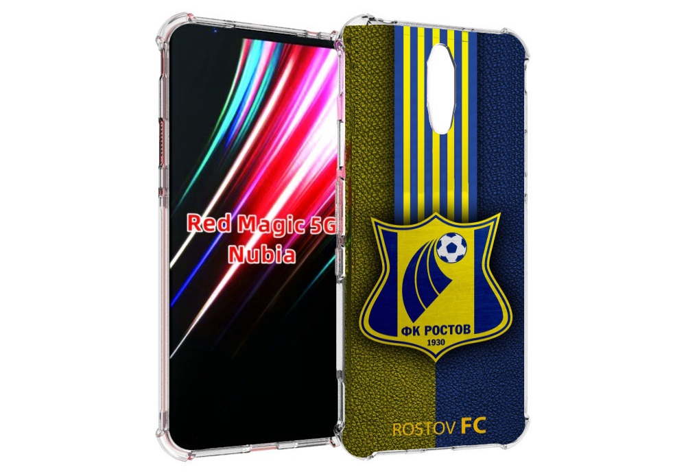 Чехол MyPads фк ростов мужской для ZTE Nubia Red Magic 1 5G