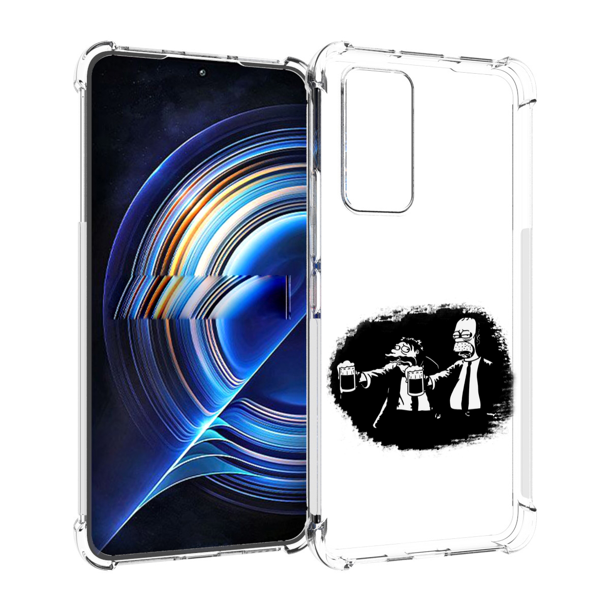 

Чехол MyPads гомер пьет для Tecno Camon 19 Neo, Прозрачный, Tocco