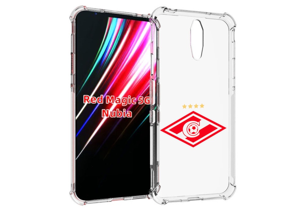 

Чехол MyPads фк спартак 1 для ZTE Nubia Red Magic 1 5G, Прозрачный, Tocco