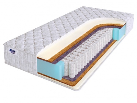 

Матрас SkySleep START MEDIUM S500 80х195, Белый, START MEDIUM S500