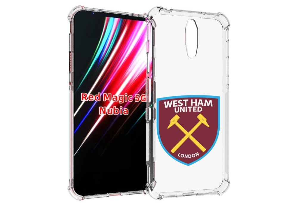 

Чехол MyPads фк-вест-хем-2 для ZTE Nubia Red Magic 1 5G, Прозрачный, Tocco