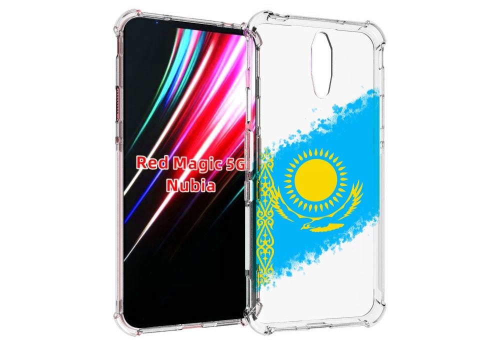 Чехол MyPads флаг Казахстана для ZTE Nubia Red Magic 1 5G