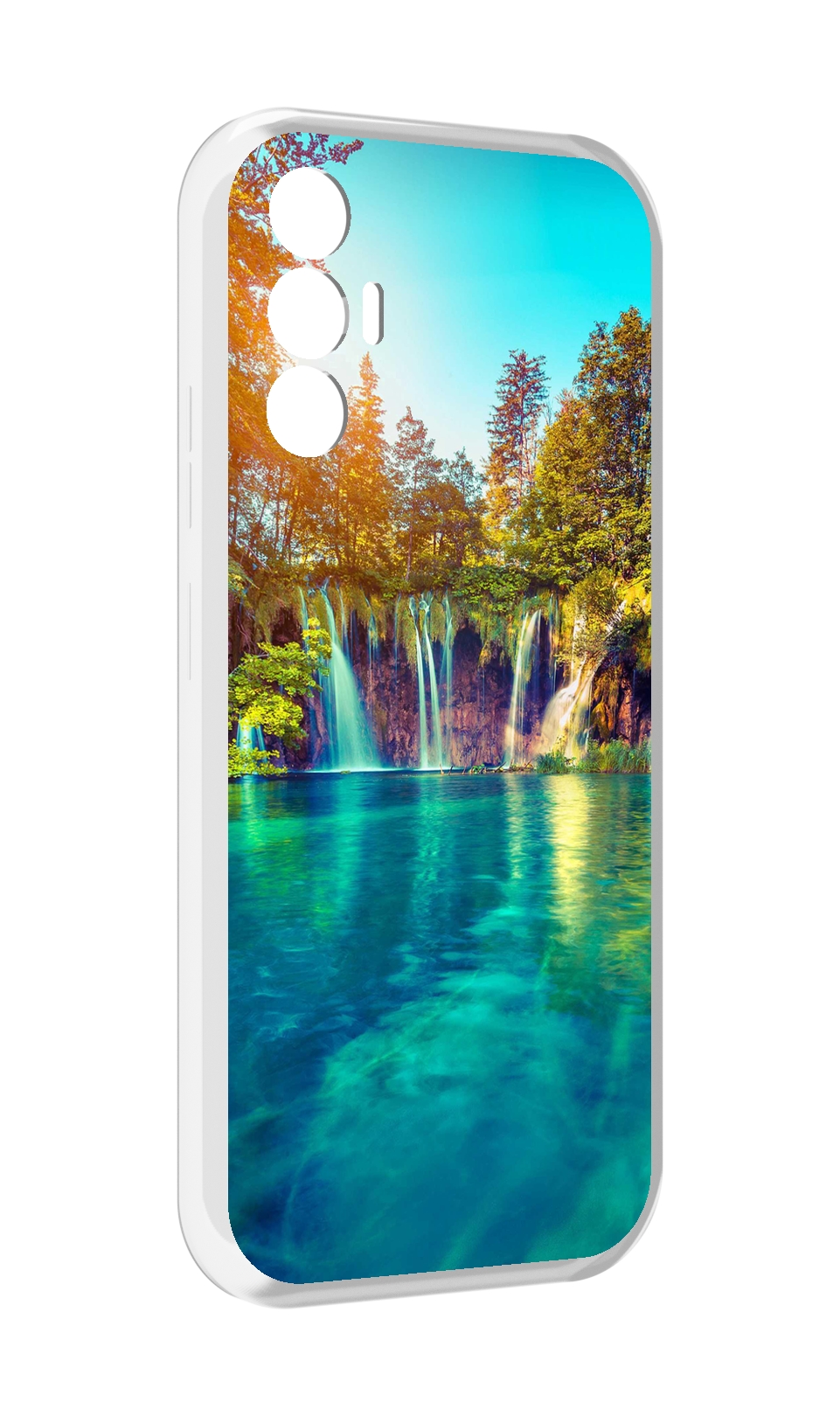 

Чехол MyPads Водапад-2 для Tecno Pova 3, Прозрачный, Tocco