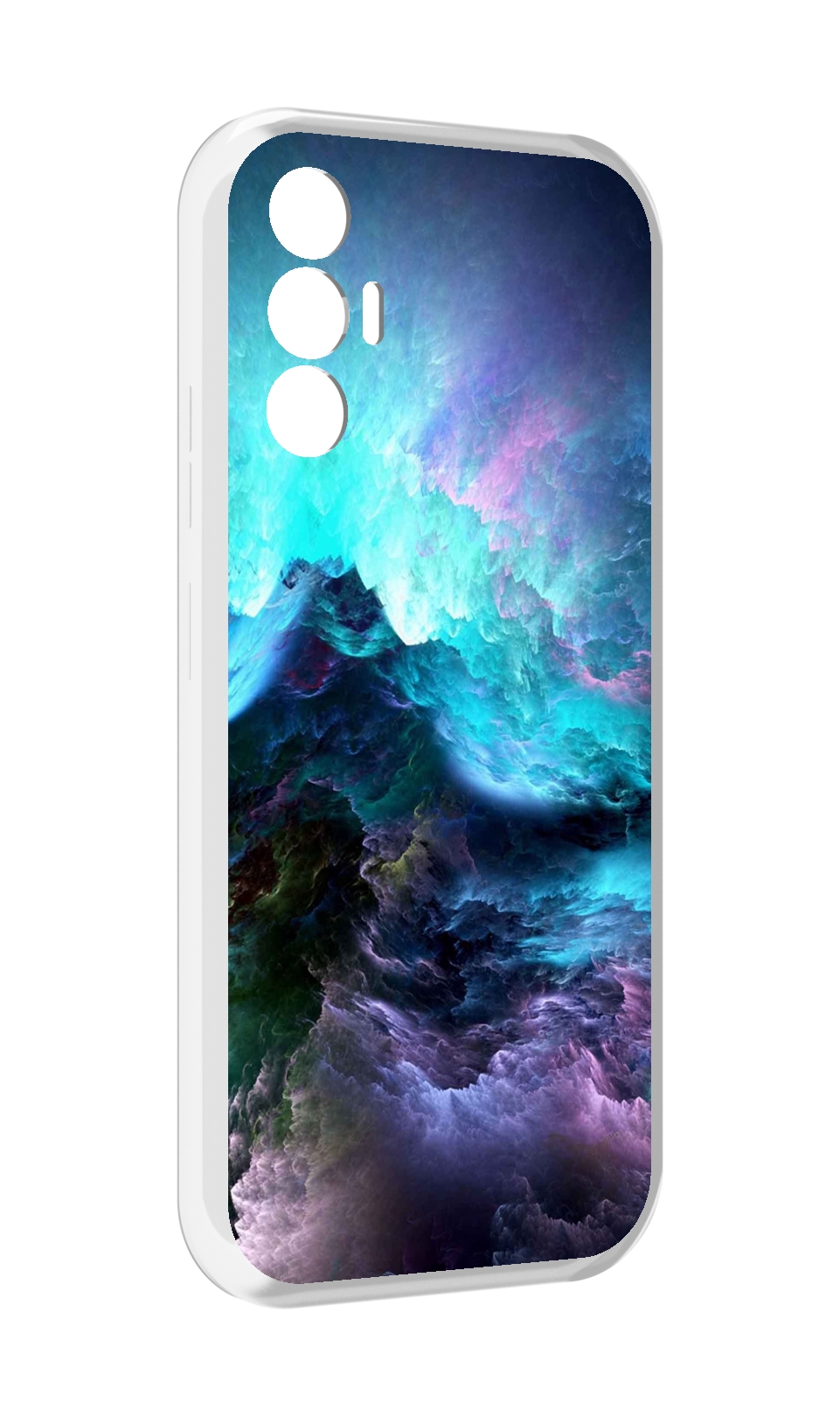 

Чехол MyPads Волна для Tecno Pova 3, Прозрачный, Tocco
