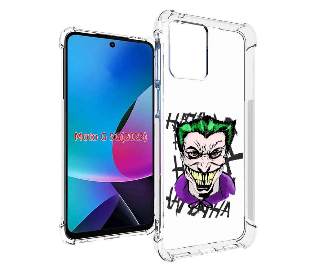 

Чехол MyPads Джокер-крейзи для MOTO G 5G 2023, Tocco
