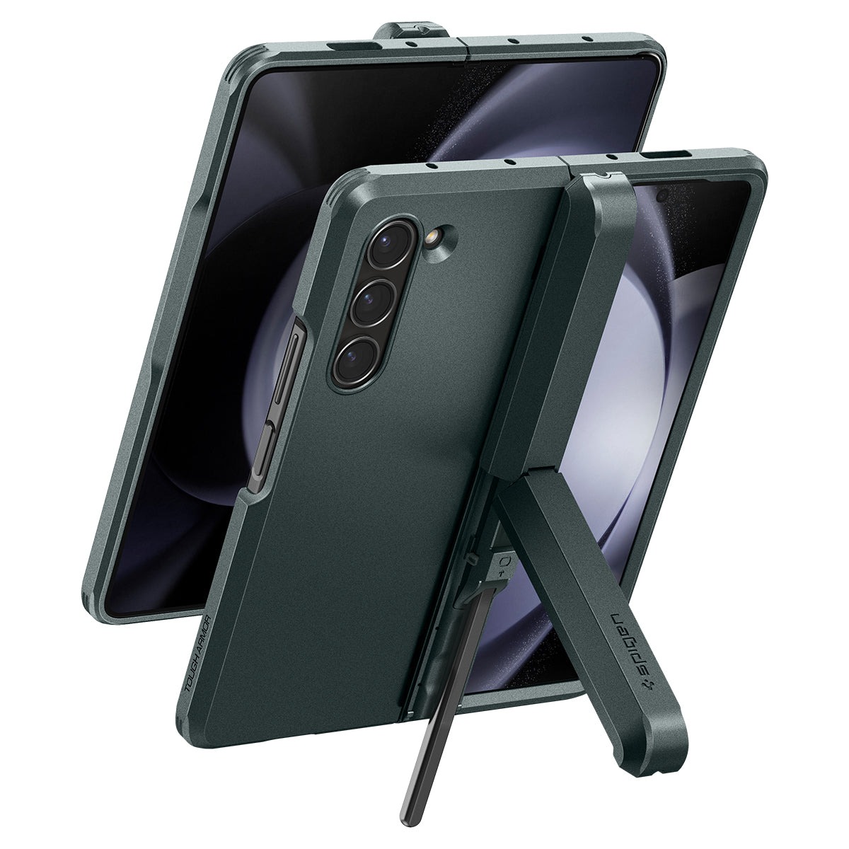 

Чехол Spigen для Galaxy Z Fold 5 - Tough Armor - Зеленый - ACS06215, Galaxy Z Fold 5 - Tough Armor