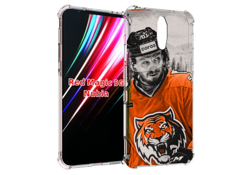 

Чехол MyPads хк амур мужской для ZTE Nubia Red Magic 1 5G, Прозрачный, Tocco