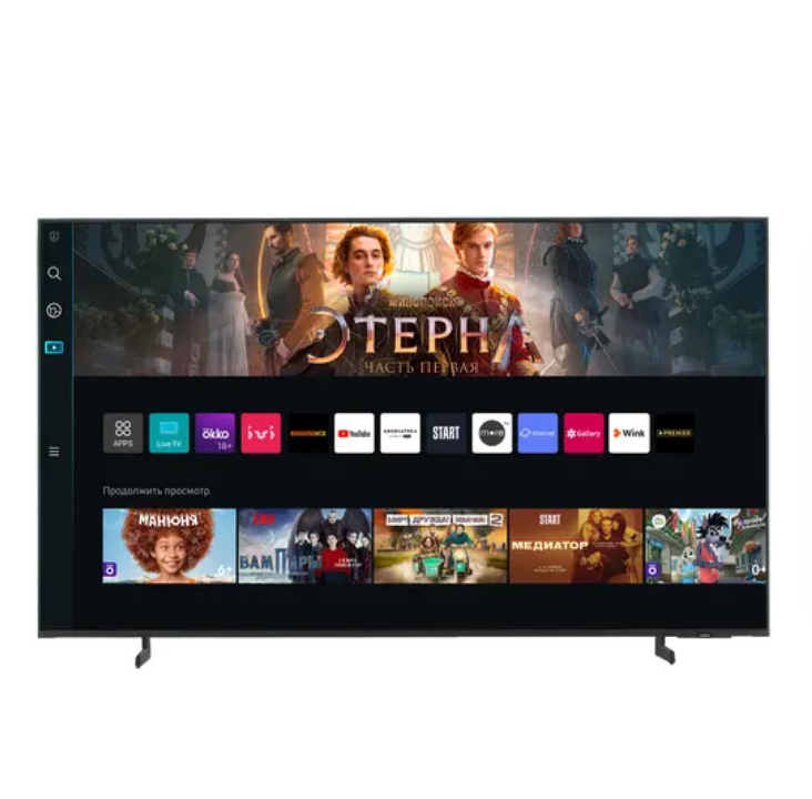 

Телевизор Samsung QE55Q60BAUXCE, 55"(139 см), UHD 4K, Черный, QE55Q60BAUXCE