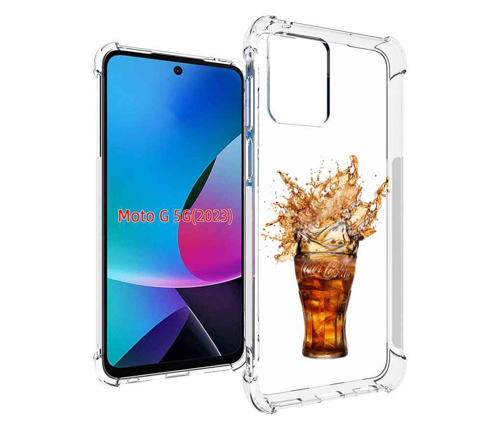 

Чехол MyPads Кола-в-стакане для MOTO G 5G 2023, Tocco
